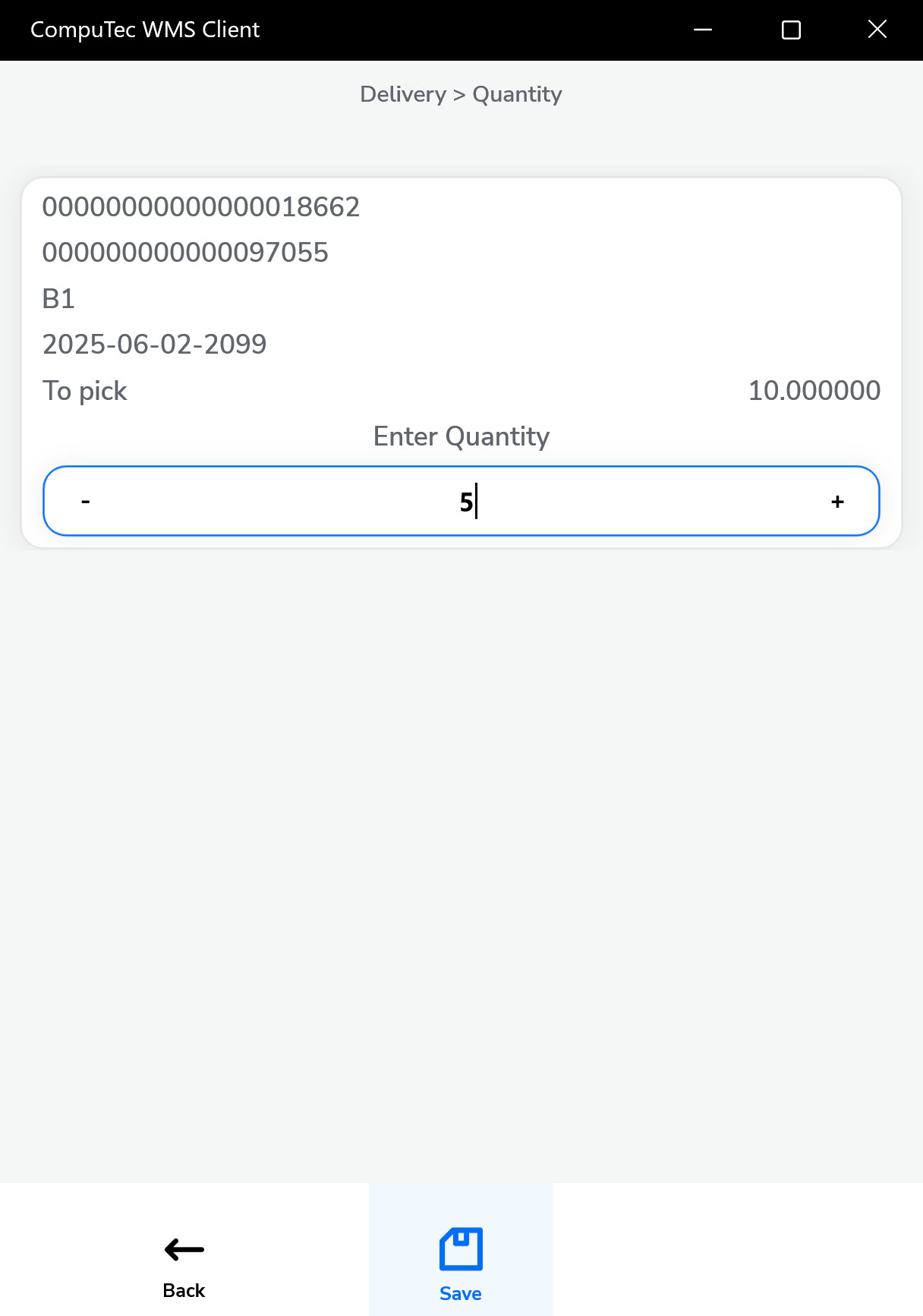 Quantity