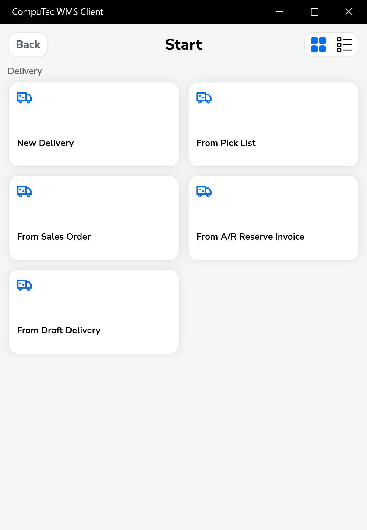 Delivery