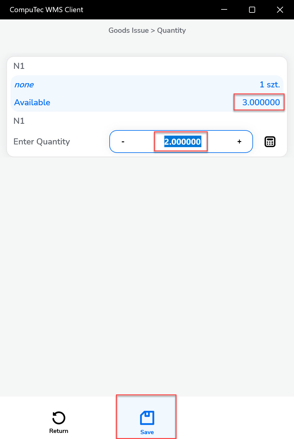 Quantity