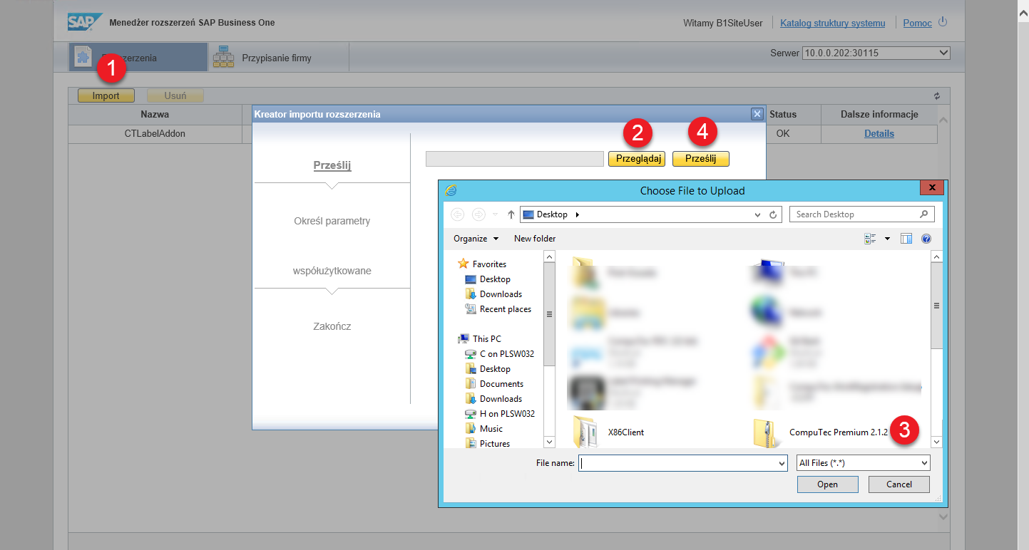 Import Installation