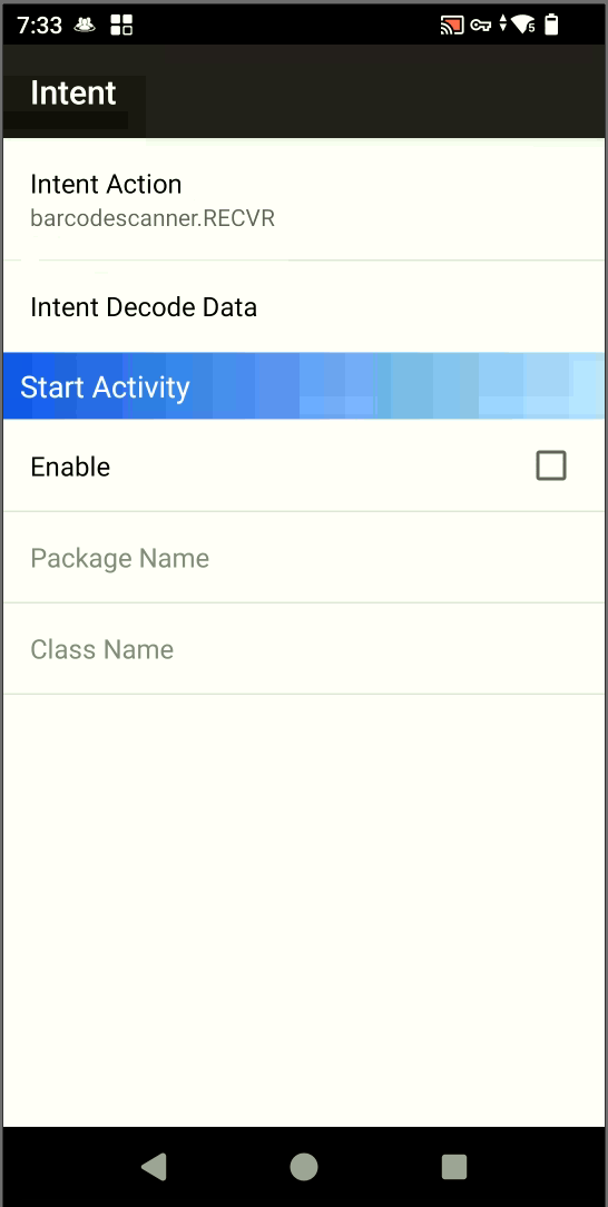 Intent Decode Data