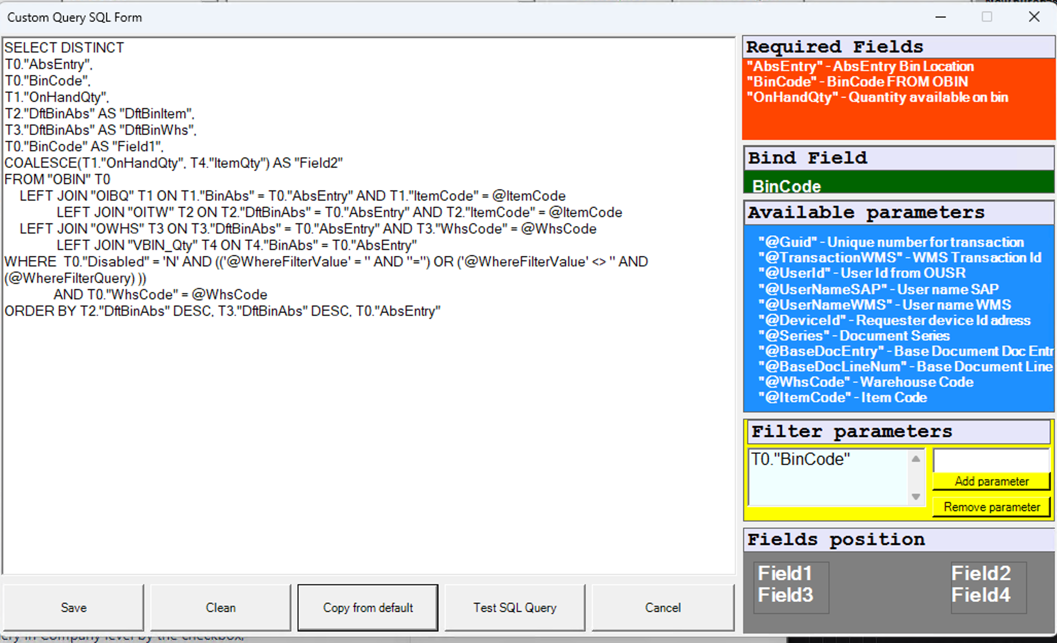 SQL Form