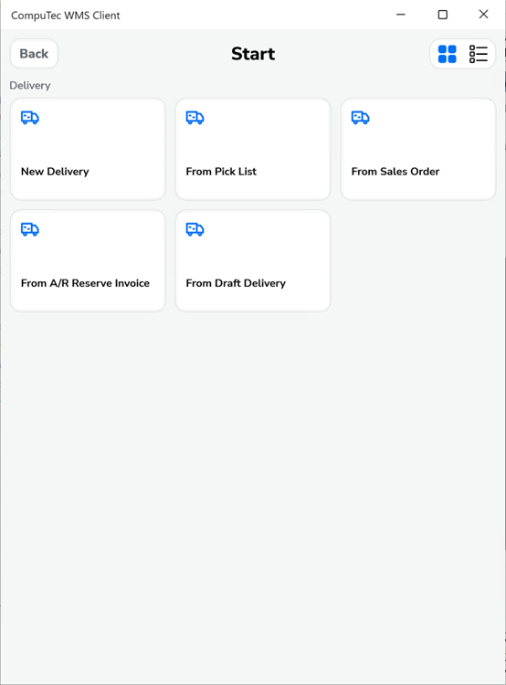 Create Delivery